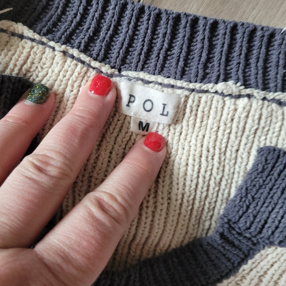 Pol Cropped Camo Sweater - Picture 3 of 6